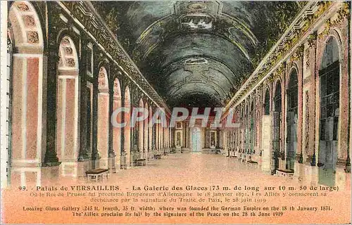 Cartes postales Palais de Versailles La Galerie des Glaces