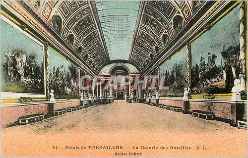 Cartes postales Palais de Versailles La Galerie des Ratailles