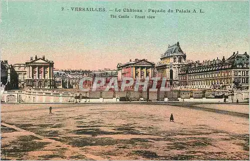 Ansichtskarte AK Versailles Le Chateau Facade du Palais