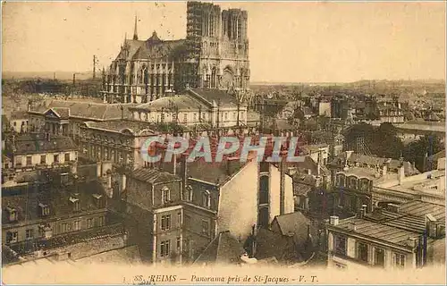 Cartes postales Reims Panorama pris de St Jacques