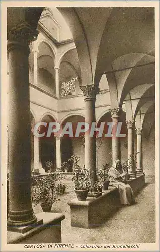 Ansichtskarte AK Certosa di Firenze Chlostrino del Brunelleschi