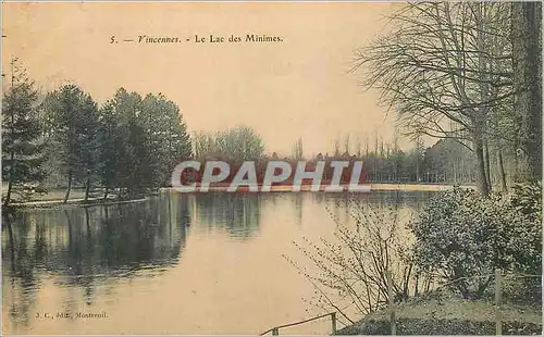 Ansichtskarte AK Vincennes Le Lac des Minimes