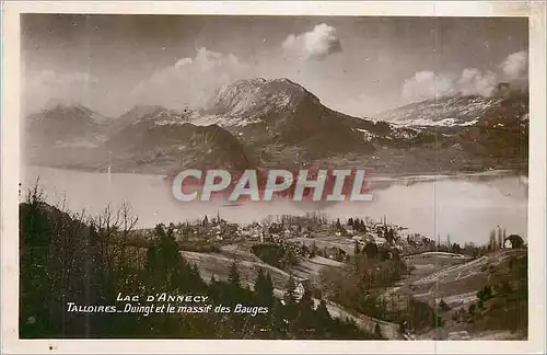 Cartes postales moderne Lac D Annecy Talloires Duingt et le massif des Bauges