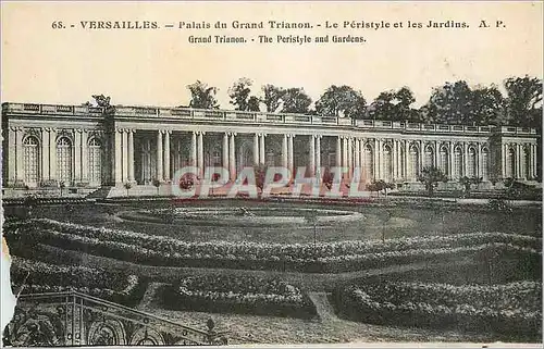 Cartes postales Versailles Palais du Grand Trianon Le Peristyle et les Jardins
