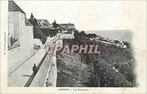 Ansichtskarte AK Langres Les Remparts