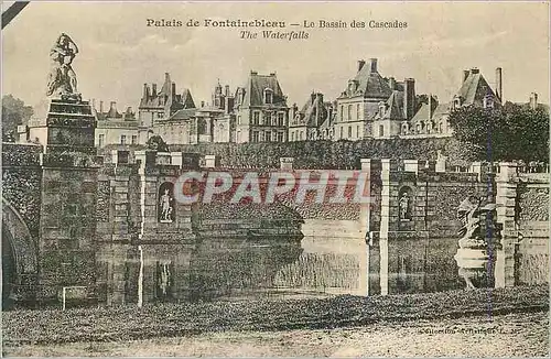 Ansichtskarte AK Palais de Fontainebleau Le Bassins des Cascades