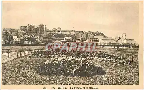 Cartes postales Dieppe Le Casino et le Chateau