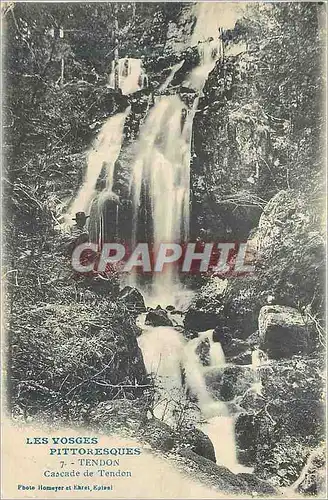 Cartes postales Les Vosges Pittoresques Tendon Cascade de Tendon