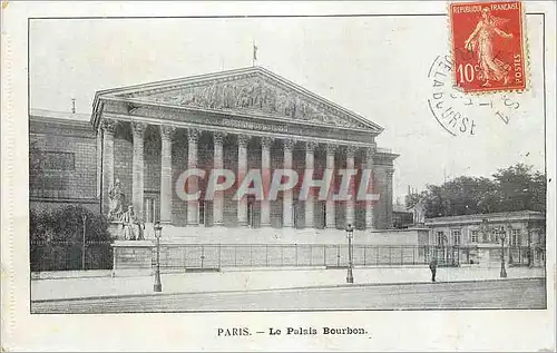 Cartes postales Paris Le Palais Bourbon