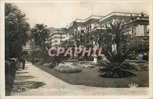 Cartes postales moderne Menton LE Jardin Public
