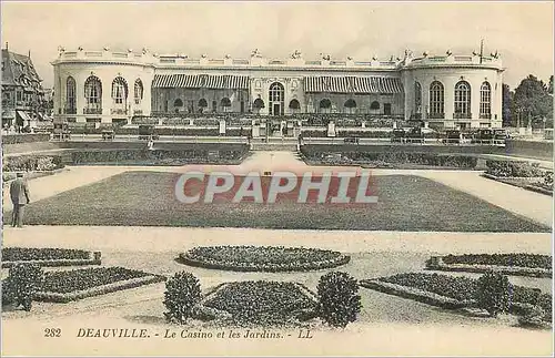 Ansichtskarte AK Deauville Le Casino et les Jardins