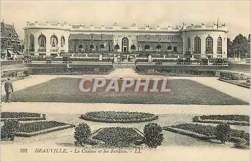 Cartes postales Deauville Le Casino et les Jardins