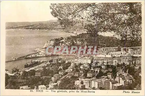 Cartes postales Nice Vue Generale prise du Mont Boron