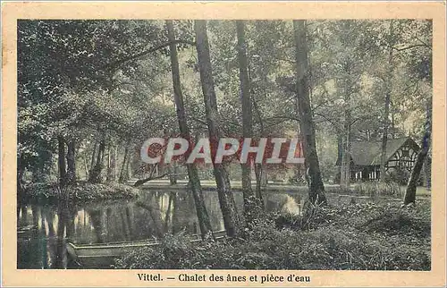Cartes postales Vittel Chalet des Anes et Piece d'Eau