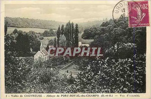 Cartes postales Vallee de Chevreuse Abbaye de Port Royal des Champs (S et O) Vue d'Ensemble