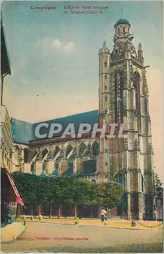 Cartes postales Compiegne L'Eglise Saint Jacques