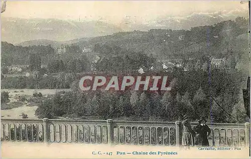 Cartes postales Pau Chaine des Pyrenees