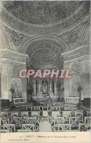 Cartes postales Dreux Interieur de la Chapelle Saint Louis