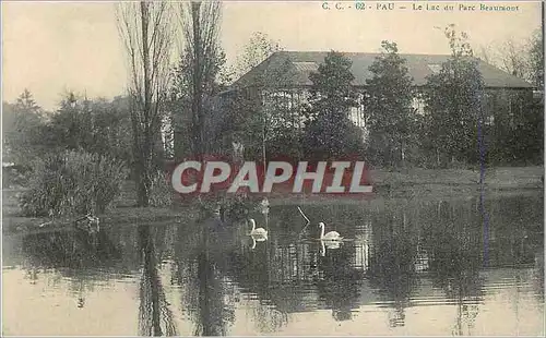 Ansichtskarte AK Pau Le Lac du Parc Beaumont