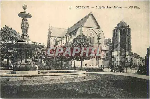 Cartes postales Orleans L'Eglise Saint Paterne