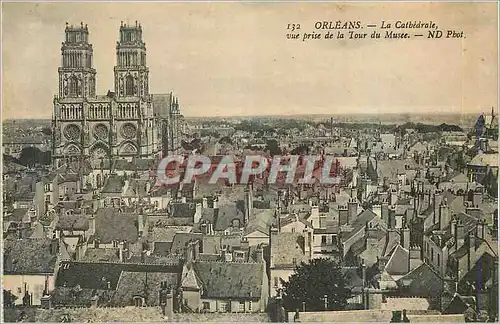 Ansichtskarte AK Orleans La Cathedrale Vue prise de la Tour du Musee