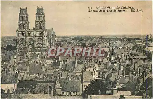 Cartes postales Orleans La Cathedrale Vue prise de la Tour du Musee