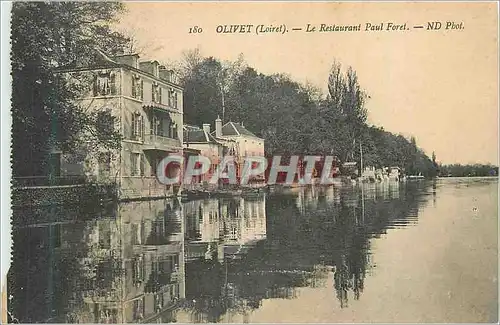 Cartes postales Olivet (Loiret) Le Restaurant Paul Foret