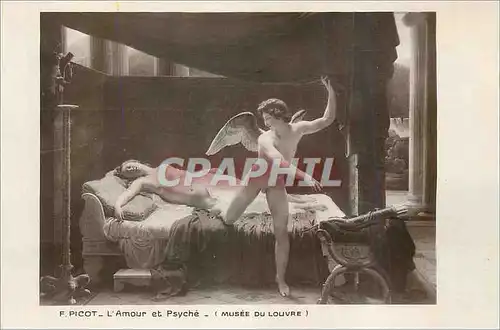 Cartes postales Musee du Louvre l'Amour et Psyche F Picot