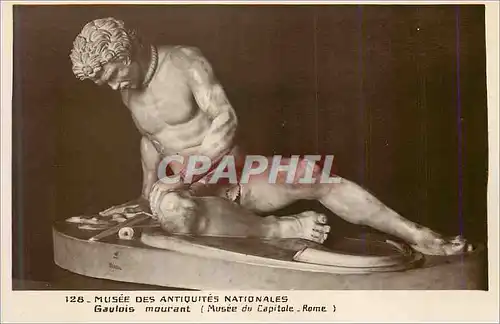 Cartes postales Musee du Capitale Rome Musee des Antiques Nationales Gaulois Mourant