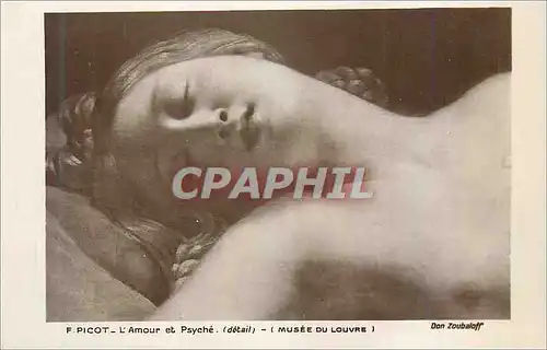 Cartes postales Musee du Louvre l'Amour et Psyche (Detail)