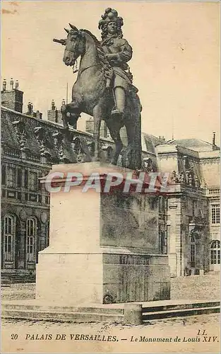 Cartes postales Palais de Versailles le Monument de Louis XIV