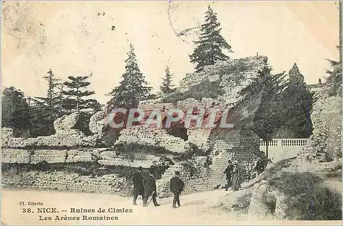 Cartes postales Nice Ruines de Cimiez les Arenes Romaines