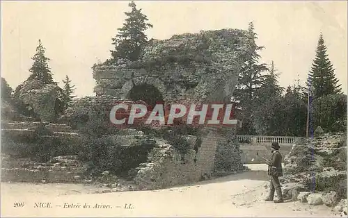 Cartes postales Nice Entree des Arenes