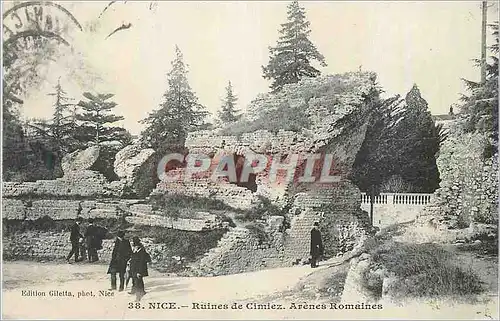 Cartes postales Nice Ruines de Cimiez Arenes Romaines