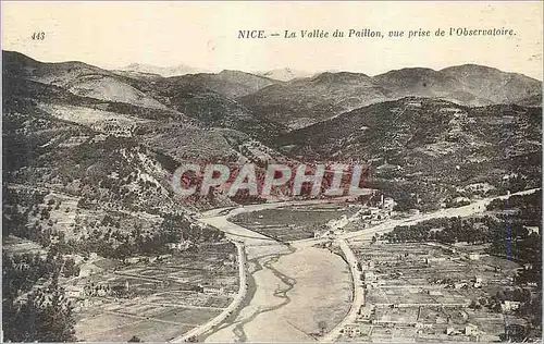 Cartes postales Nice la Vallee du Paillon Vue prise de l'Observatoire