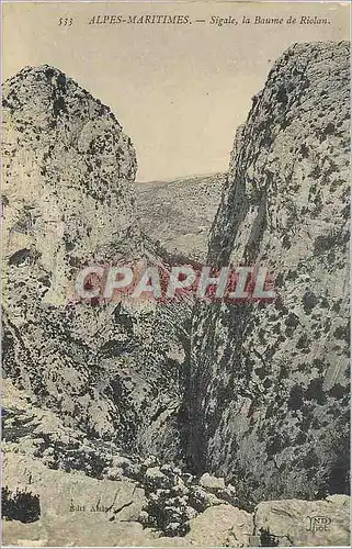Cartes postales Alpes Maritimes Sigale La Baume de Riolan