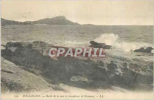 Ansichtskarte AK Boulouris Bords de la Mer et Semaphore de Dramon