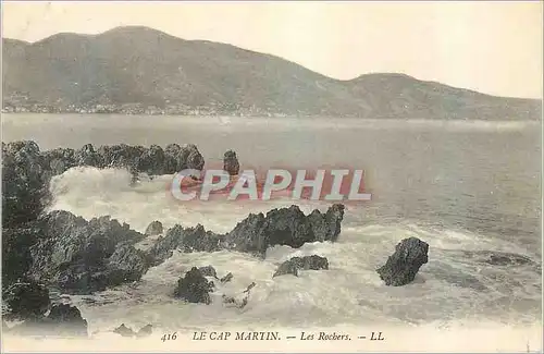 Cartes postales Le Cap Martin Les Rochers