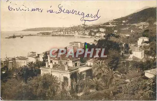 Cartes postales Menton Panorama prise de Garavan