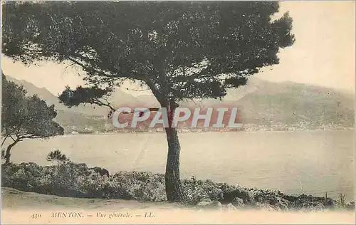 Cartes postales Menton Vue Generale