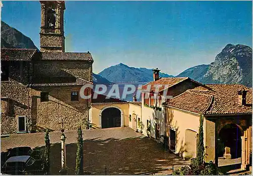 Moderne Karte Lugano Castagnola Chiesa IL Ticino Pittoresco