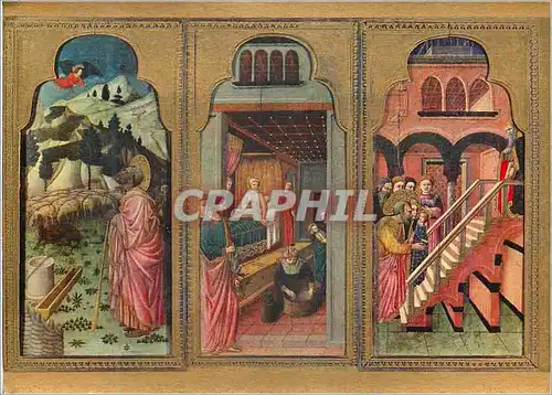 Cartes postales Musee du Louvre Scenes de la Vierge L'Ange Apparaissant a Saint Joachim