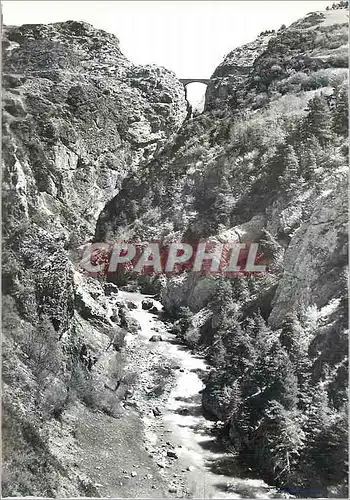 Cartes postales moderne Environs de Barcelonnette (B A) Route des Grandes Alpes Pont du Chatelet (hauteur 110 metres)