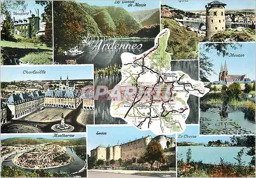 Cartes postales moderne Les Ardennes Vouziers Les Dames de Meuse Givet Charleville Mouzon Montherme Sedan Le Chesne