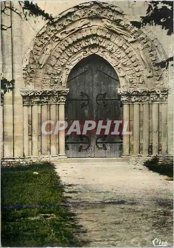 Cartes postales moderne Blasimon (Gironde) Details du Portail de l'Eglise de l'ancienne Abbaye (XIIe et XIIIe S)