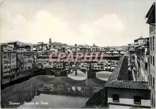 Moderne Karte Firenze Les Ponts