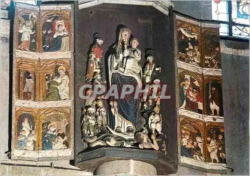 Moderne Karte Saint Thegonnec (Finistere) La Vierge et l'Enfant Jesus dominant l'Arbre de Jesse