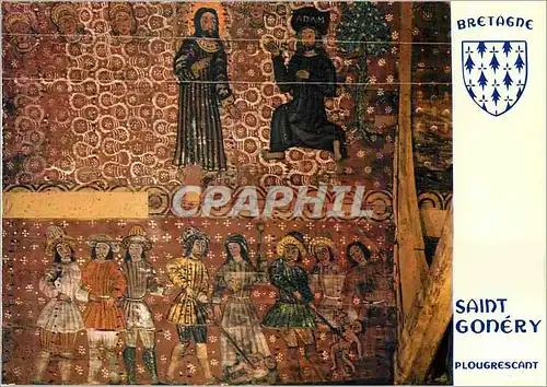 Cartes postales moderne Plougrescant (C du N) Saint Gonery La Bretagne en Couleurs Registre du haut Creation d'Adam Regi