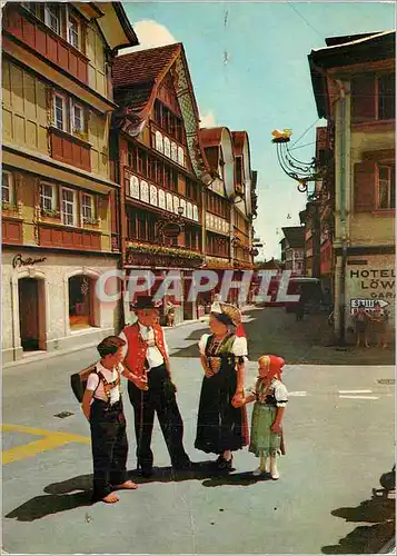Cartes postales moderne Appenzell (Schweiz) Hauptgasse