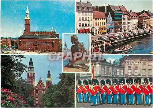 Cartes postales moderne Copenhague Militaria